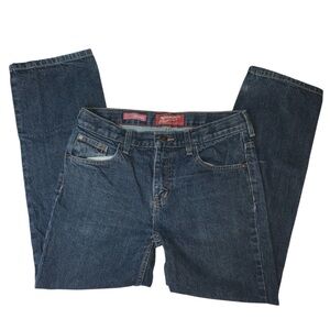 Arizona blue denim jeans boys 12 husky with built-in adjustable waist